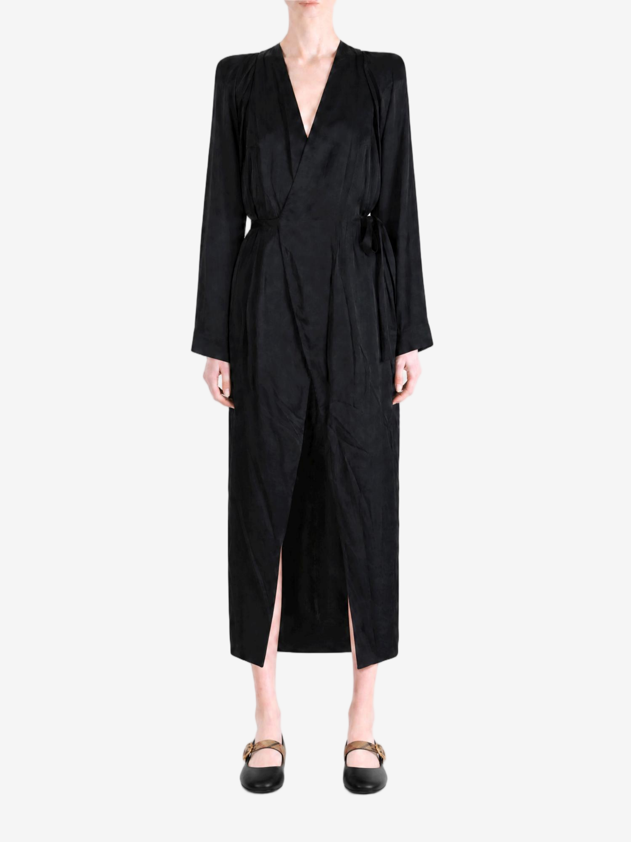Black jacket, full body view