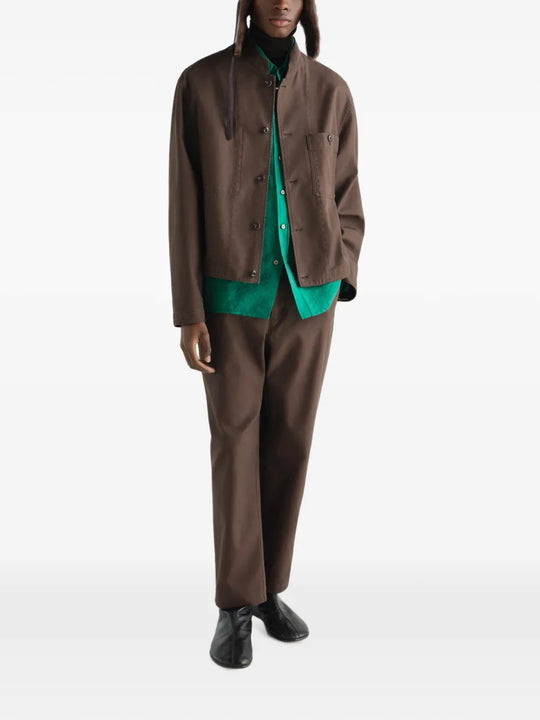 Brown jacket, front view