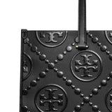 Close up of black bags, showing texture of leather fabric
