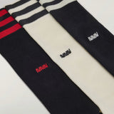Close up of Black socks, showing texture of the Nylon/Polyamide fabric