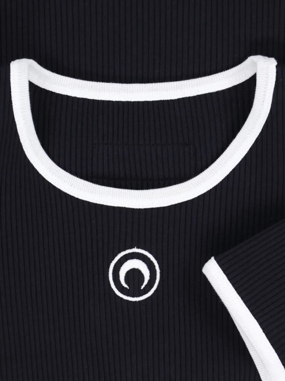 Black t-shirt, front view