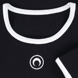 Black t-shirt, front view