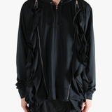 Black jacket, front view