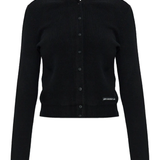 black knitwear, front view