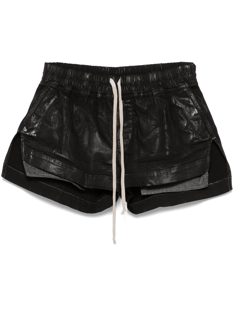 RICK OWENS DRKSHDW - Women Denim Fog Boxer Shorts