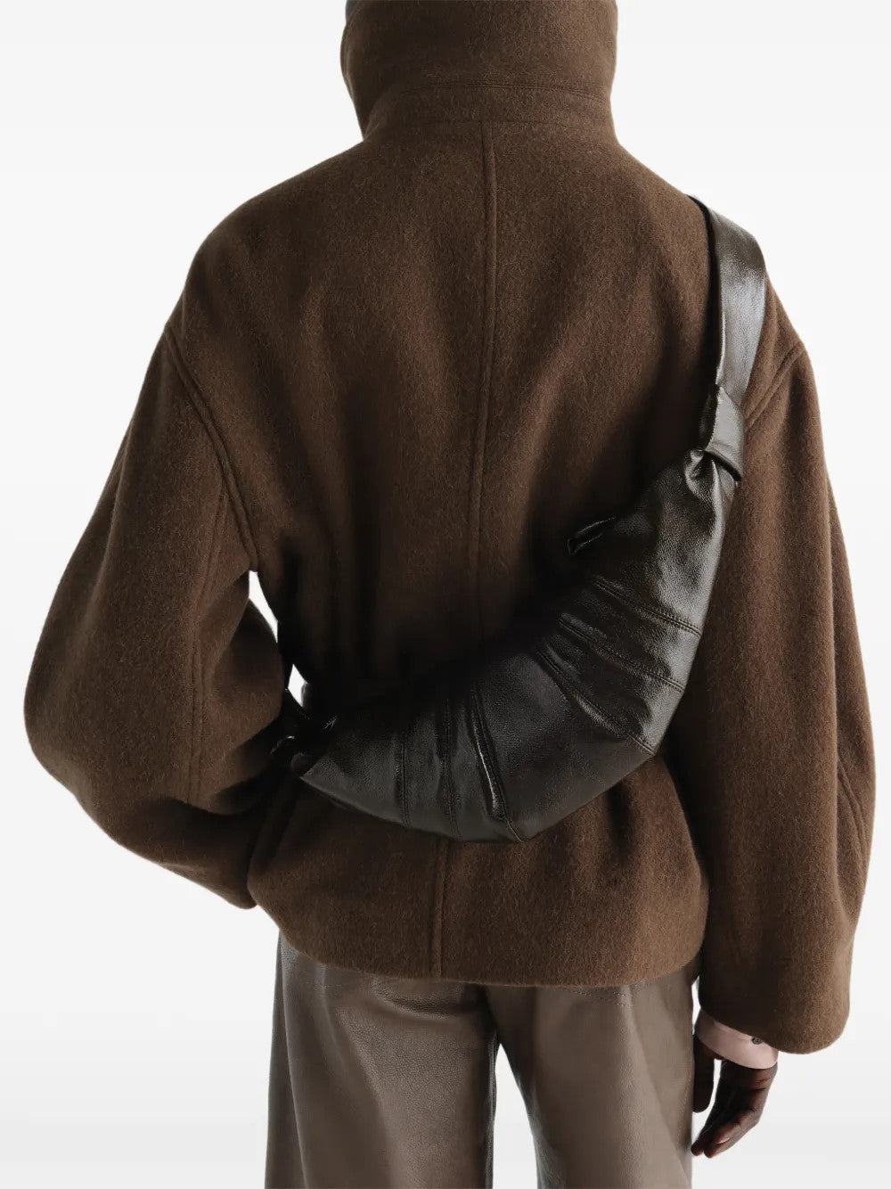 Green bag, full body view
