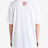 White t-shirt, full body view