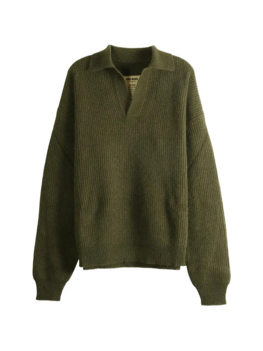 Green top, front view