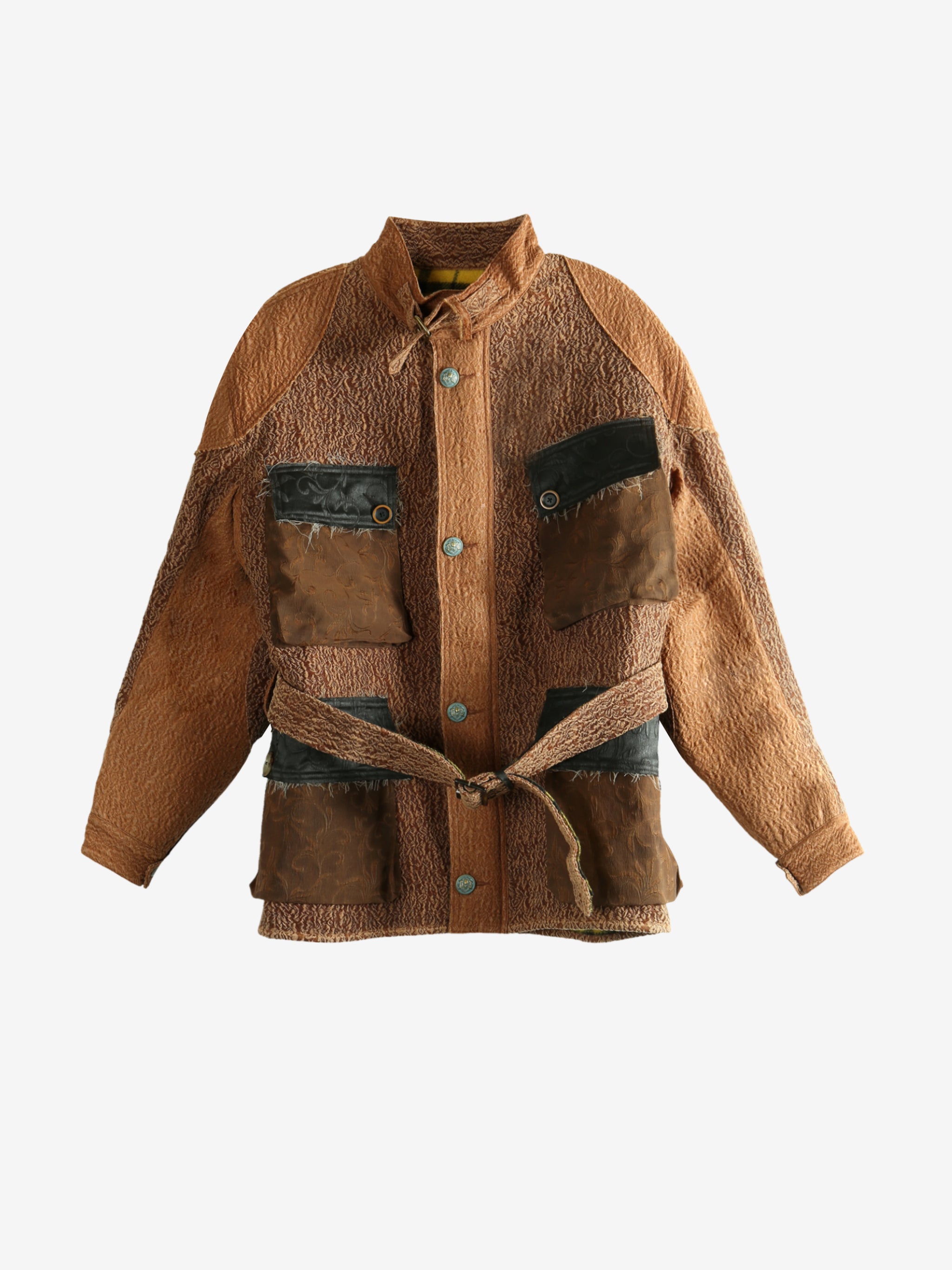 Brown jacket,front view