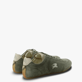 Green shoes , back view