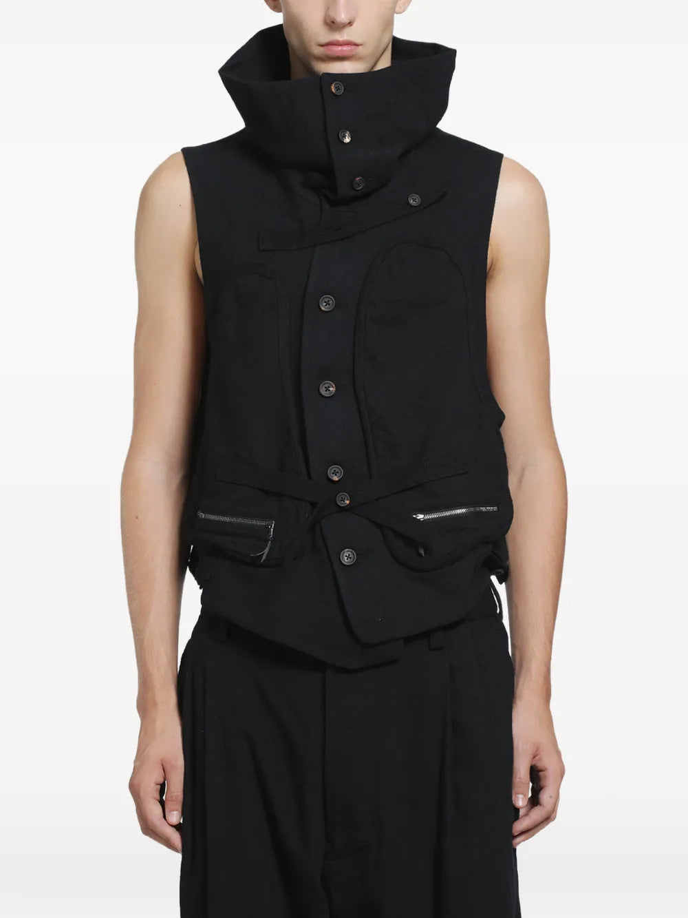 Black jacket, full body view