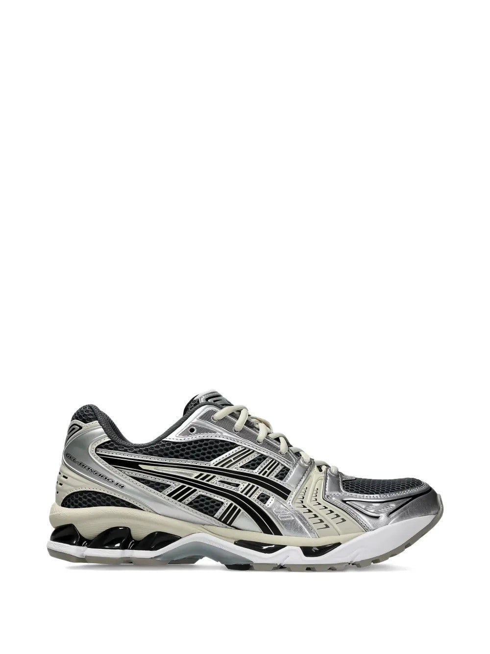 Grey shoes, side view