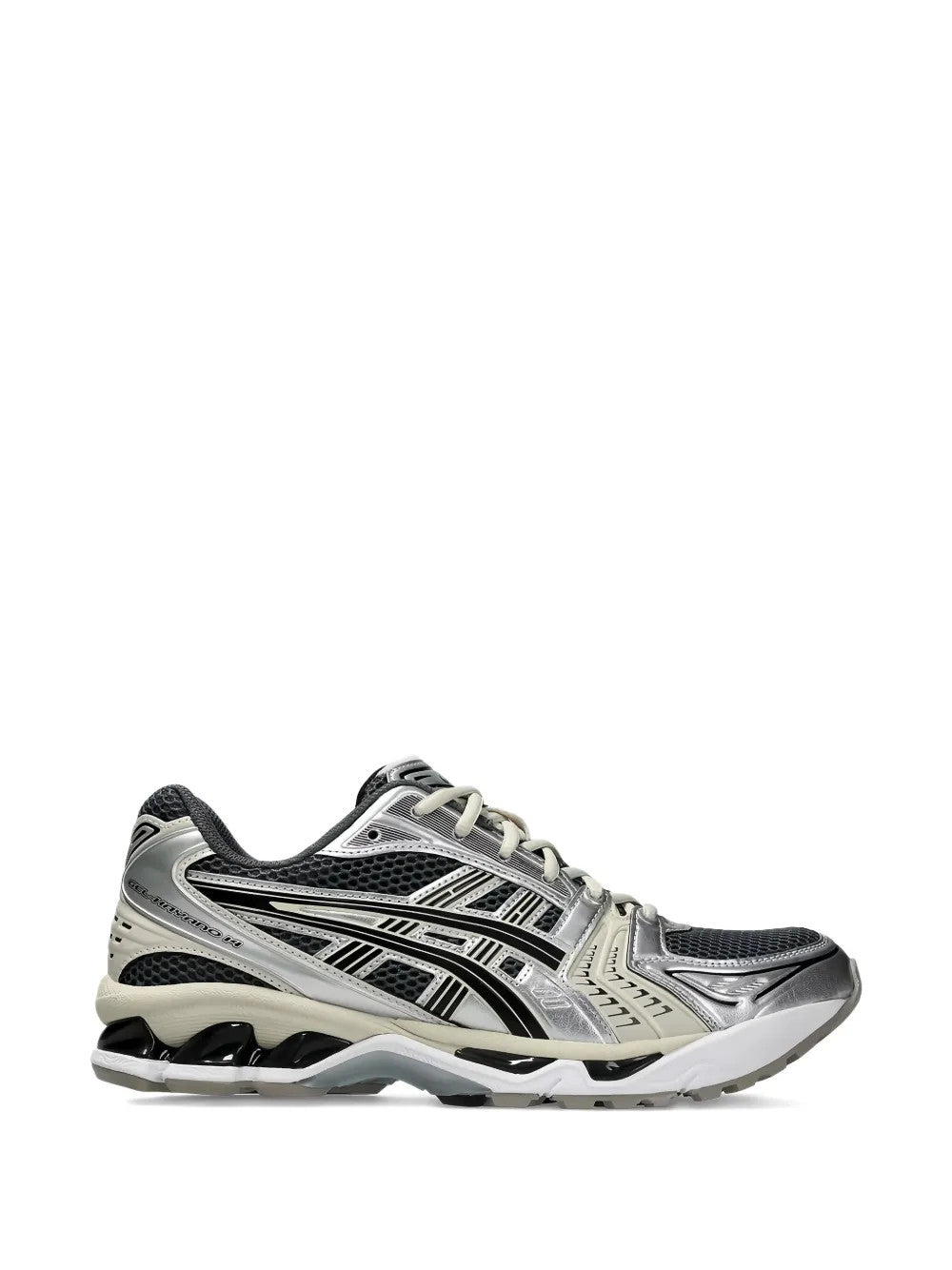 Grey shoes, side view