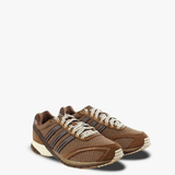 Brown sneakers, side view