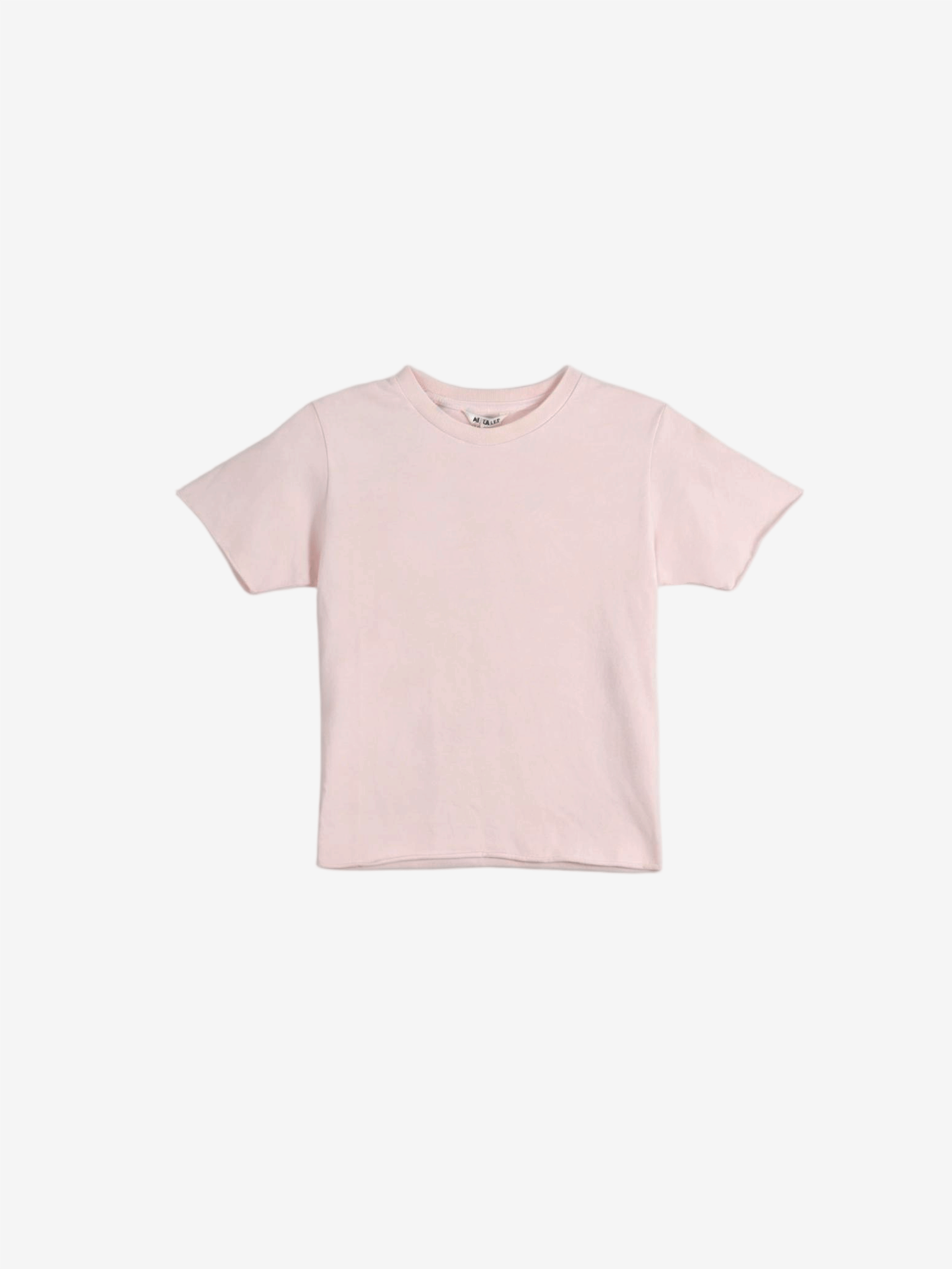 Pink t-shirt, front view