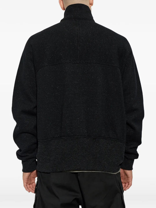 Black hoodie, full body view