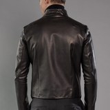 RORKE BADER - Men Bevel Leather Jacket