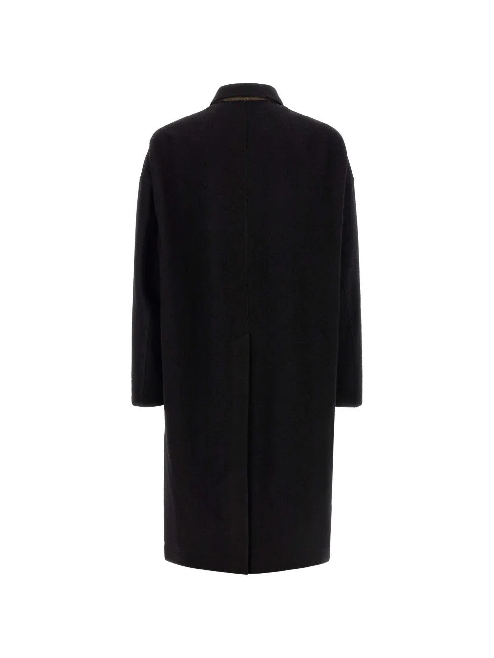 Black jacket, back view