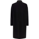 Black jacket, back view