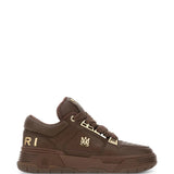 Brown shoes, front view