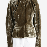 Green jacket, front view