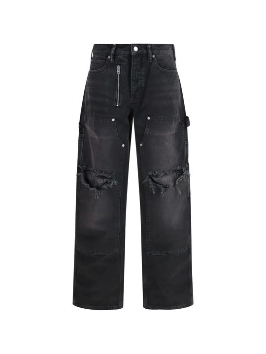 Black jeans, front view