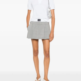 ALEXANDER WANG - Women Zipper Details Pre-Styled Pleated Skort