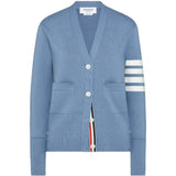 Blue knitwear, front view