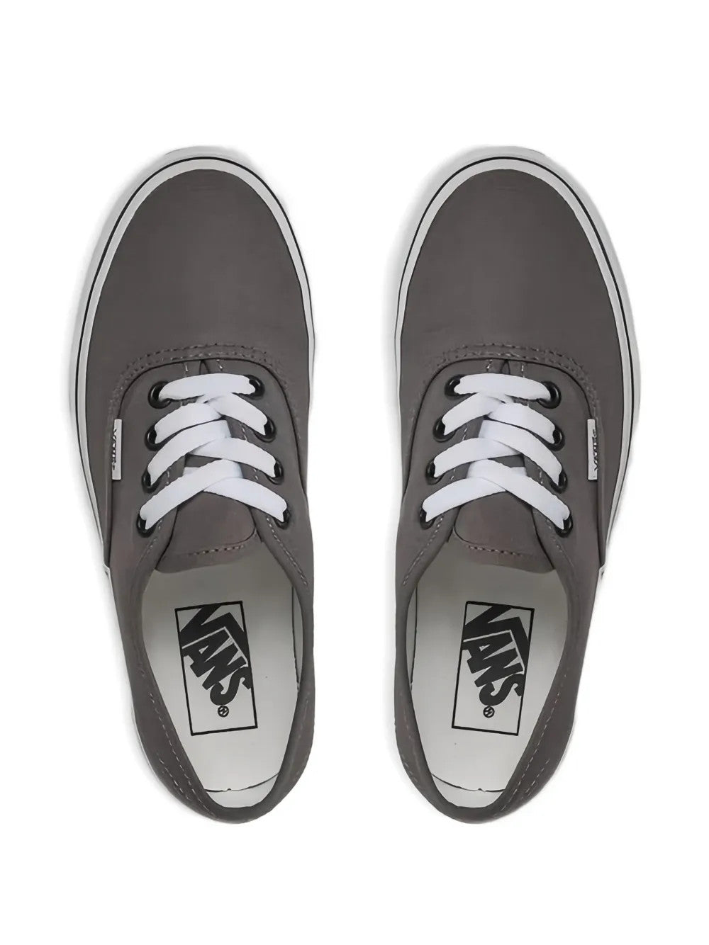 Grey shoes, front view