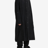 Black shirt, full body view