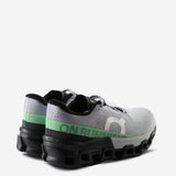 Grey sneakers, back view