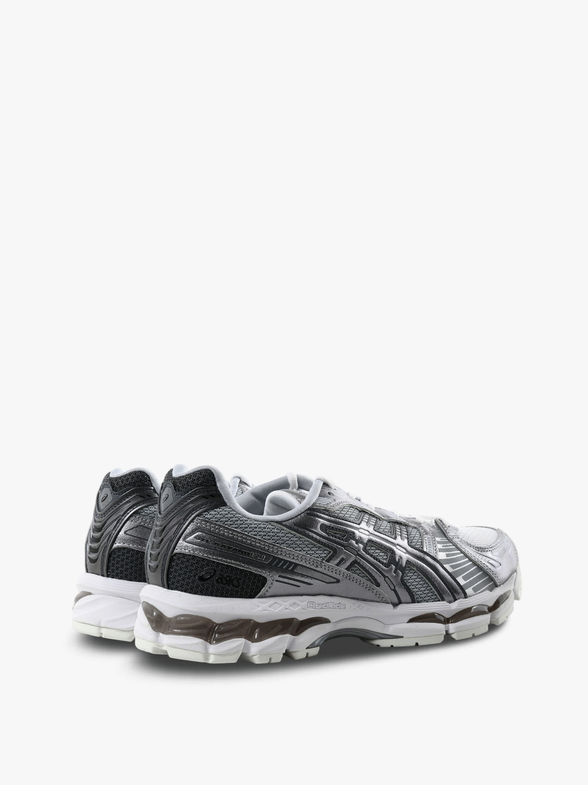 Grey shoes, side view