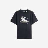 Black t-shirt, front view