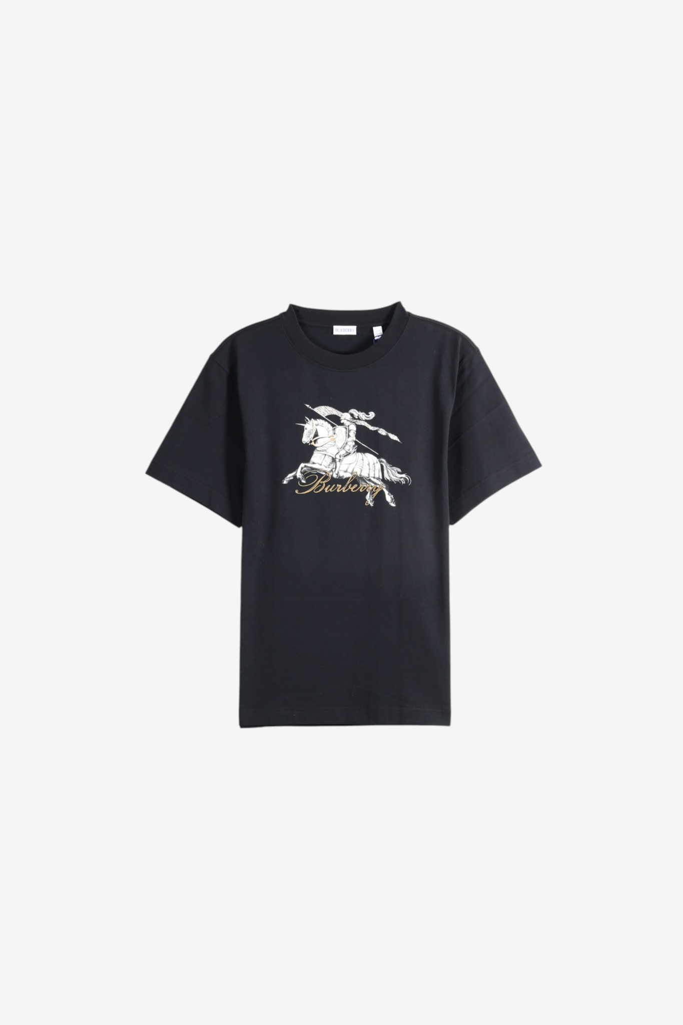 Black t-shirt, front view