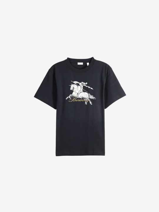 Black t-shirt, front view