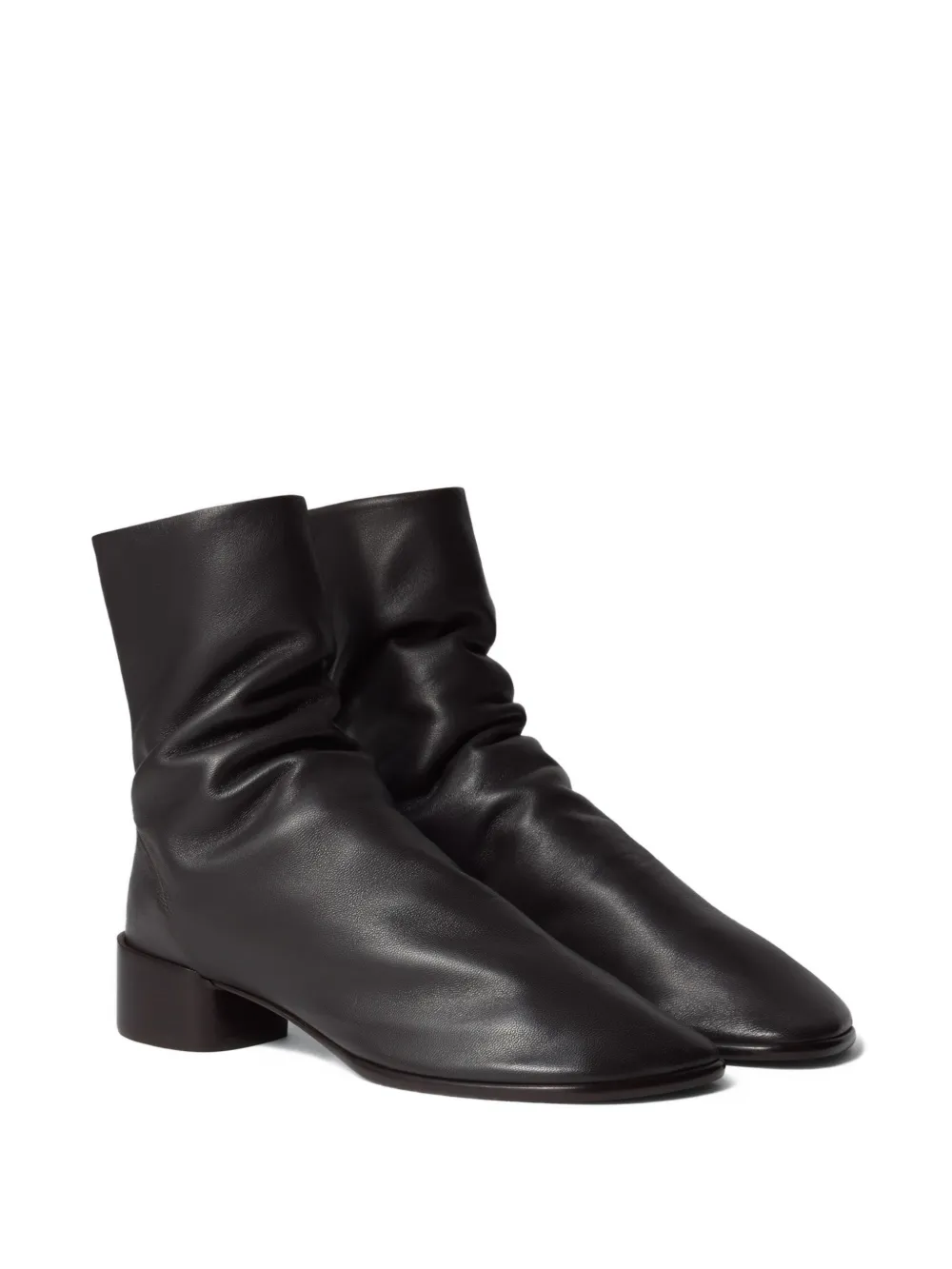 Black ankle boot,side view