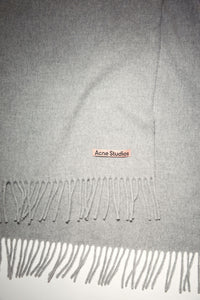 ACNE STUDIOS UNISEX Fringe Narrow Wool Scarf
