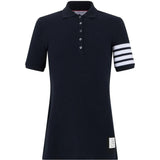 THOM BROWNE - Women 4 Bar Polo Dress