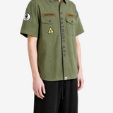 Green shirt, full body view