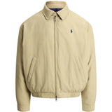 Tan jacket, front view