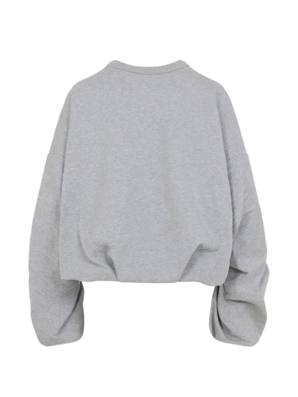 grey knitwear,back view