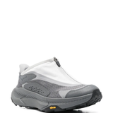 Grey sneakers, side view