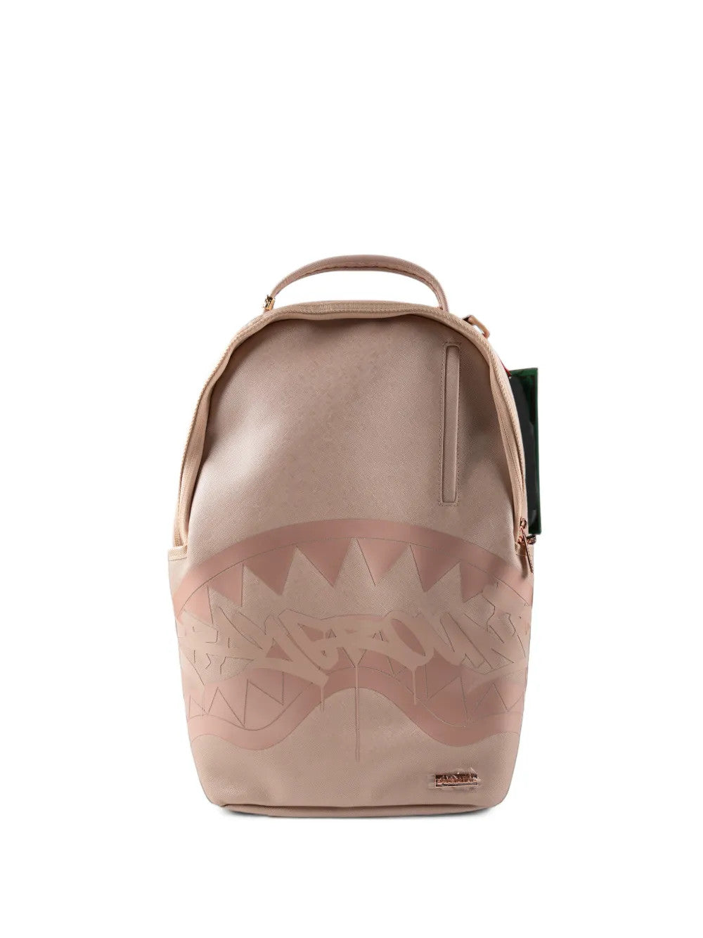 Tan bag, front view