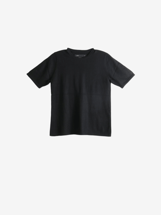 Black t-shirt, front view