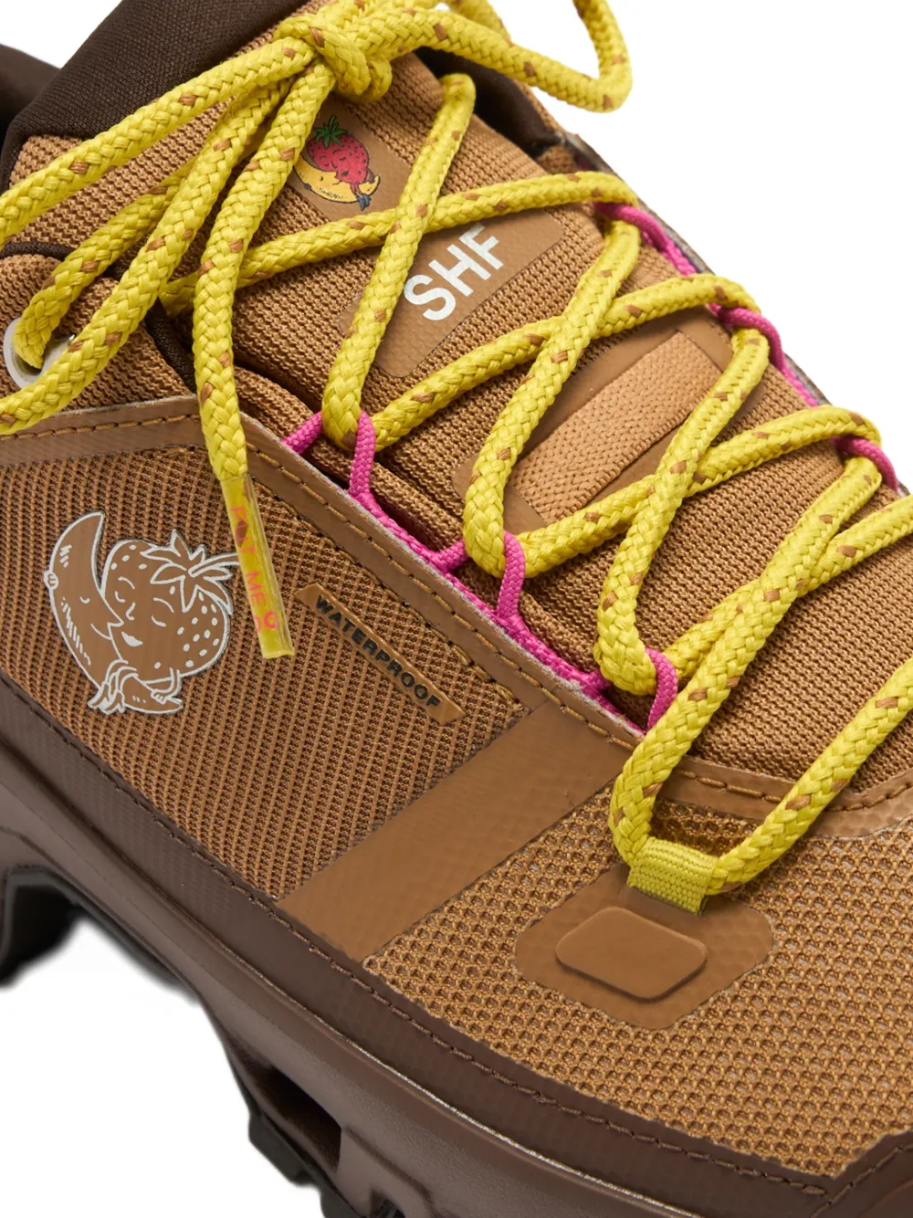 Brown shoe,side view