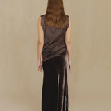 Black skirt, full body view