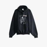 Black hoodie, front view