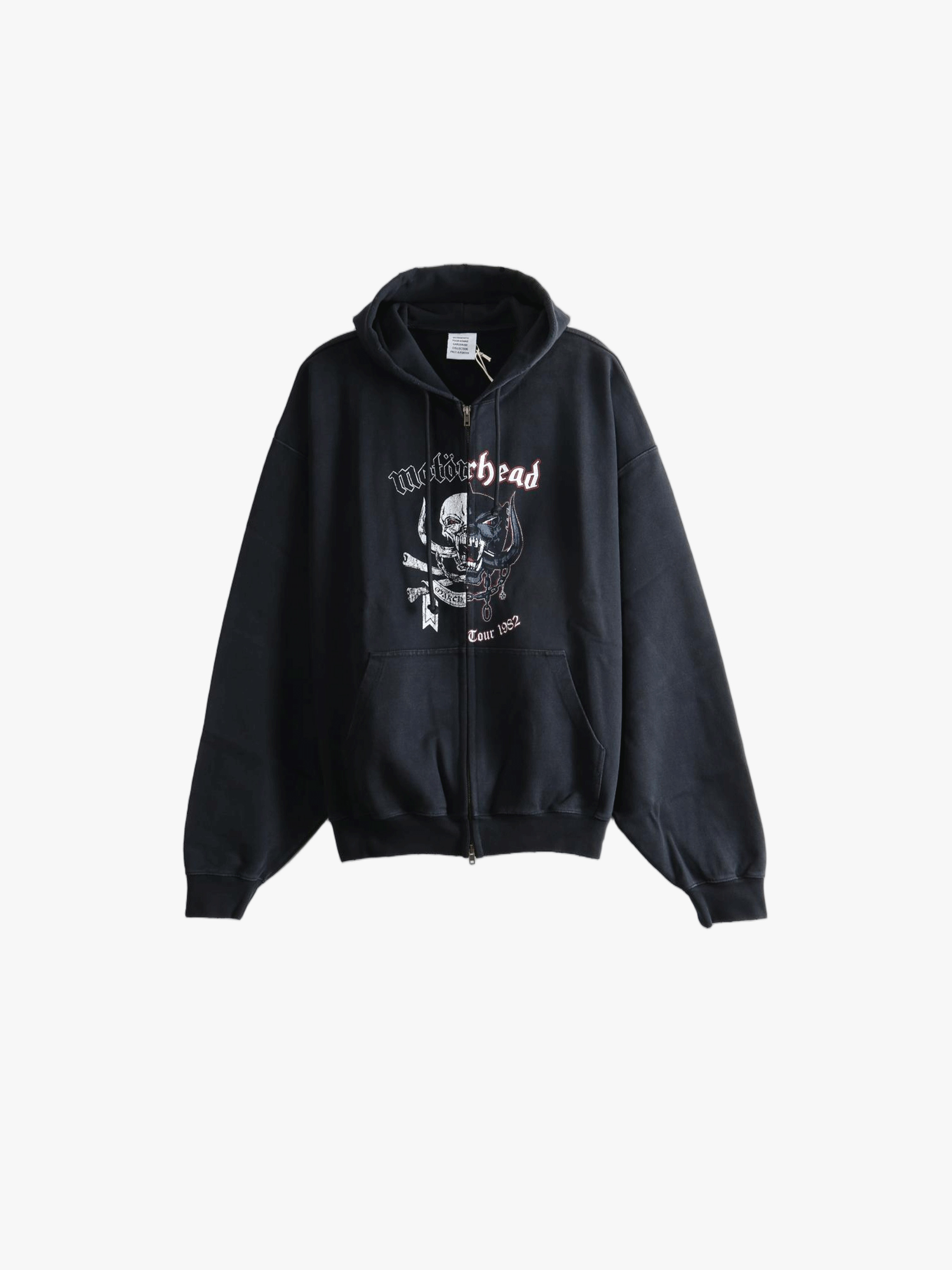 Black hoodie, front view