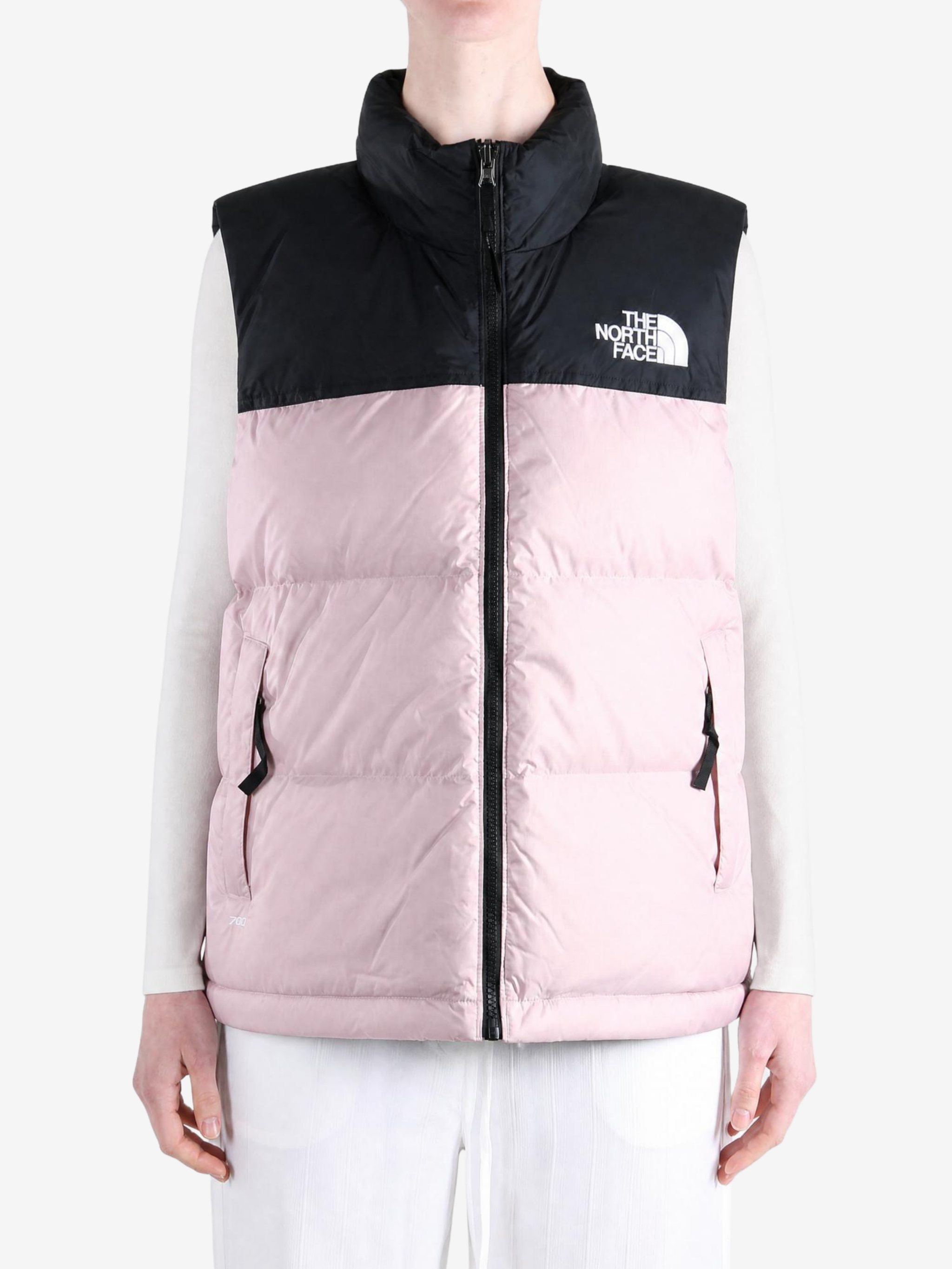 Pink top worn by a person, showing the top fit