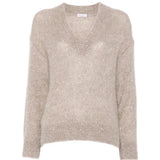Tan hoodie, front view